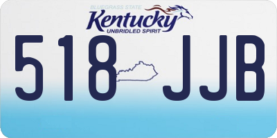 KY license plate 518JJB