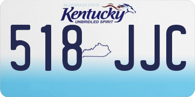 KY license plate 518JJC