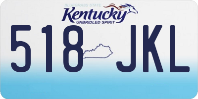 KY license plate 518JKL