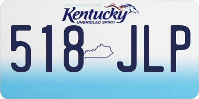 KY license plate 518JLP