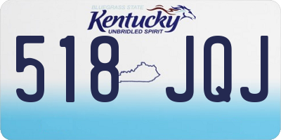 KY license plate 518JQJ