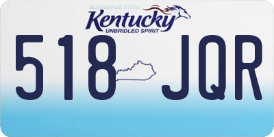 KY license plate 518JQR