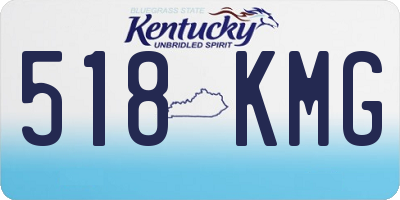 KY license plate 518KMG