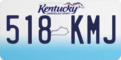 KY license plate 518KMJ