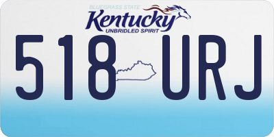 KY license plate 518URJ