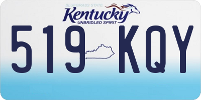 KY license plate 519KQY