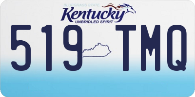 KY license plate 519TMQ
