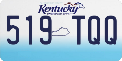 KY license plate 519TQQ
