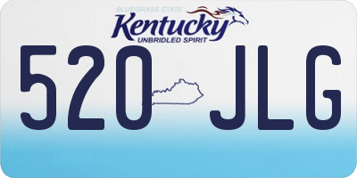 KY license plate 520JLG