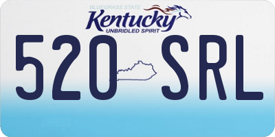 KY license plate 520SRL