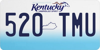KY license plate 520TMU