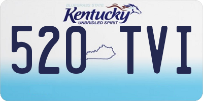 KY license plate 520TVI