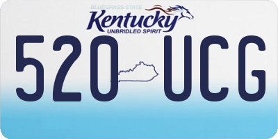 KY license plate 520UCG