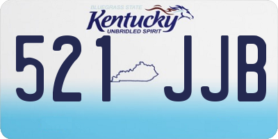 KY license plate 521JJB