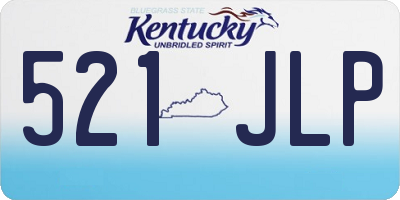 KY license plate 521JLP
