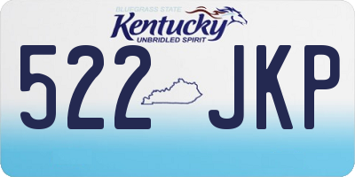 KY license plate 522JKP