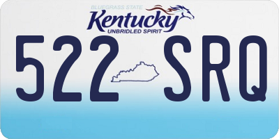 KY license plate 522SRQ