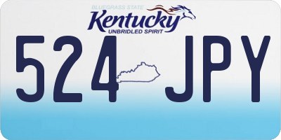 KY license plate 524JPY