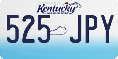 KY license plate 525JPY
