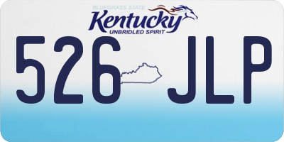 KY license plate 526JLP