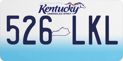 KY license plate 526LKL