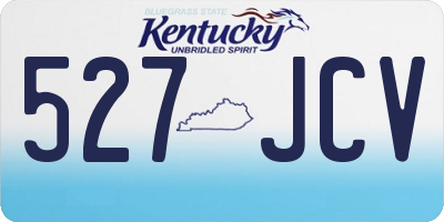 KY license plate 527JCV