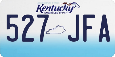 KY license plate 527JFA