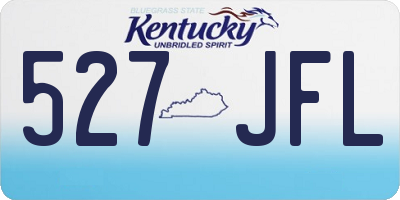 KY license plate 527JFL
