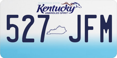 KY license plate 527JFM