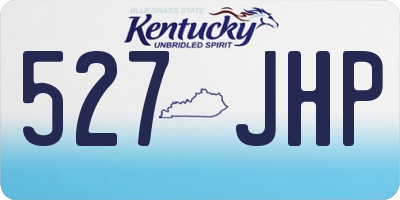 KY license plate 527JHP