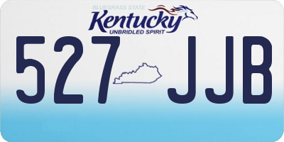 KY license plate 527JJB