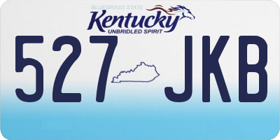 KY license plate 527JKB