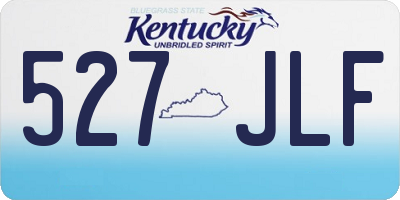 KY license plate 527JLF