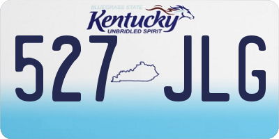 KY license plate 527JLG