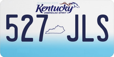 KY license plate 527JLS