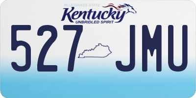 KY license plate 527JMU