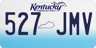 KY license plate 527JMV