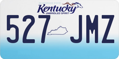 KY license plate 527JMZ