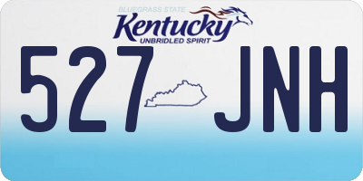 KY license plate 527JNH