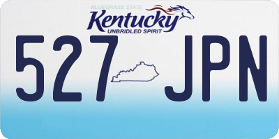 KY license plate 527JPN