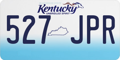 KY license plate 527JPR