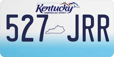 KY license plate 527JRR