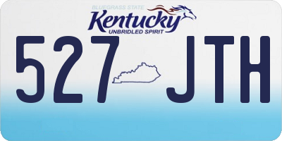 KY license plate 527JTH