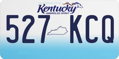 KY license plate 527KCQ