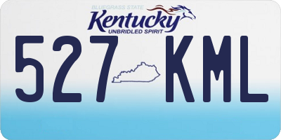 KY license plate 527KML