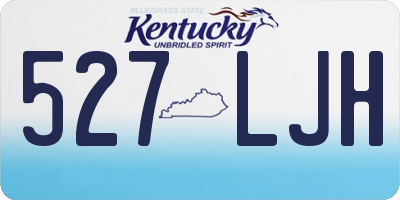 KY license plate 527LJH