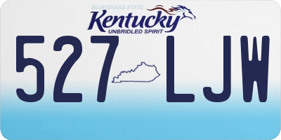 KY license plate 527LJW