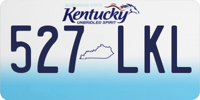 KY license plate 527LKL