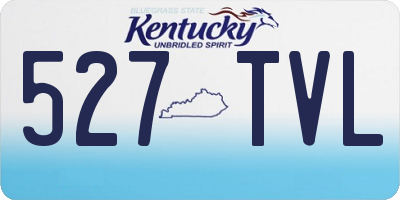 KY license plate 527TVL