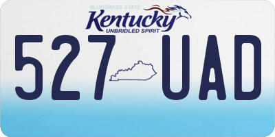 KY license plate 527UAD